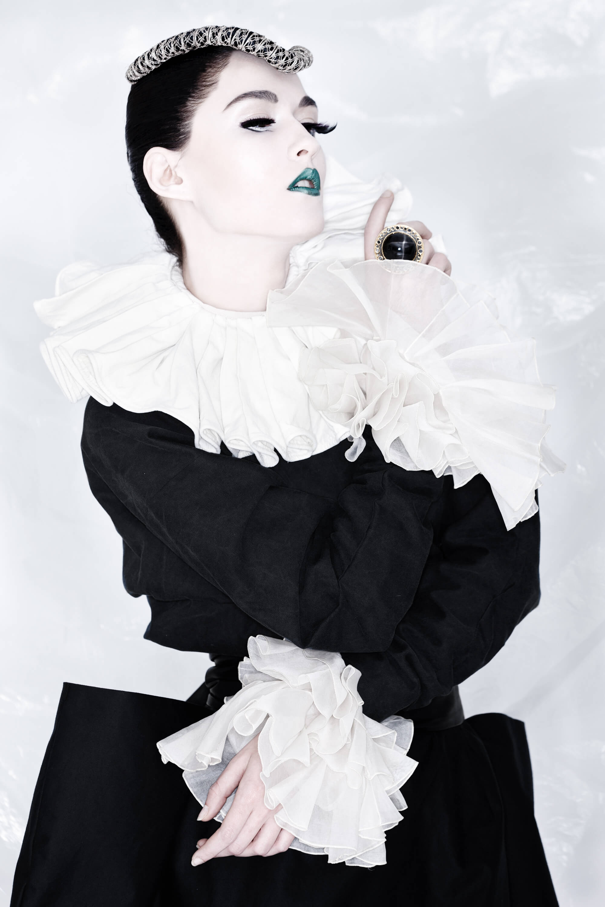 image: White Vintage Black Fashion